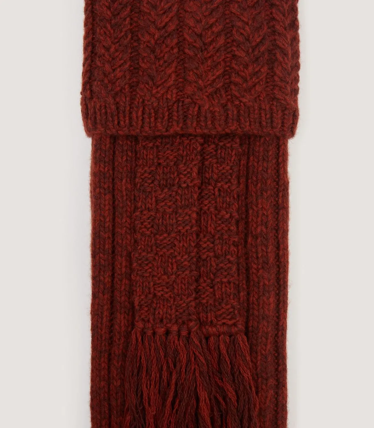 Pendower Cashmere Field Sock In Rust-Purdey Best