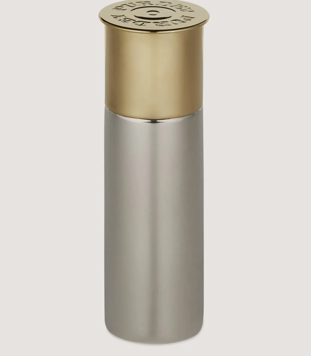 Pewter Cartridge Flask In Steel-Purdey Hot