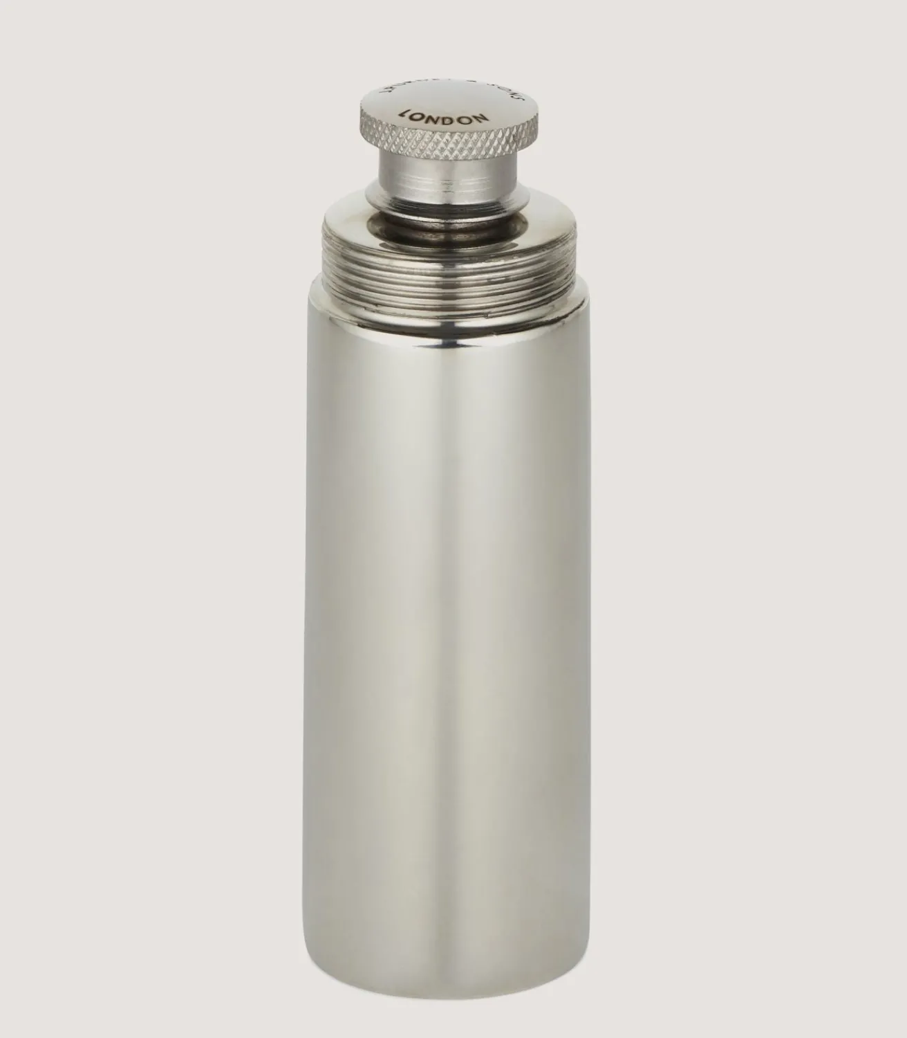 Pewter Cartridge Flask In Steel-Purdey Hot