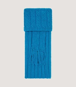 Porthcurno Cashmere Mix Field Sock In Teal-Purdey Sale