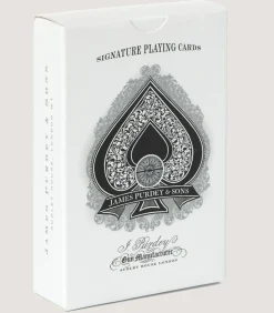 Engraved Playing Cards In Silver-Purdey New
