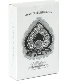Engraved Playing Cards In Silver-Purdey New