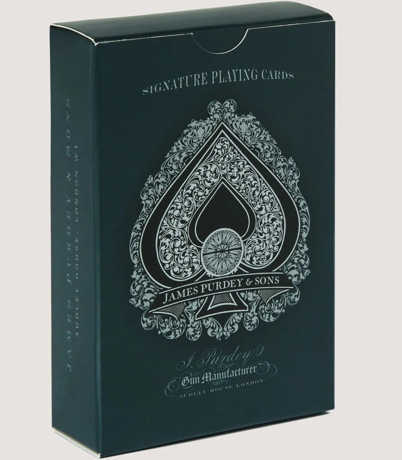 Engraved Playing Cards In Midnight Blue-Purdey Online