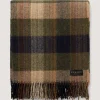 Recycled Check Blanket In Navy-Purdey Clearance