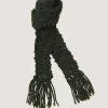 Saltby Handknitted Wool Garter In Bottle Green-Purdey Best