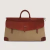 Side-By-Side Weekend Bag In Moss Green-Purdey Best