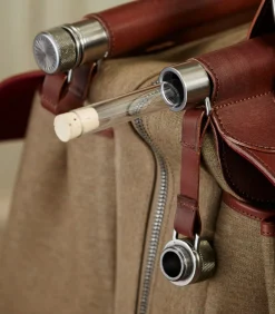 Side-By-Side Weekend Bag In Moss Green-Purdey Best