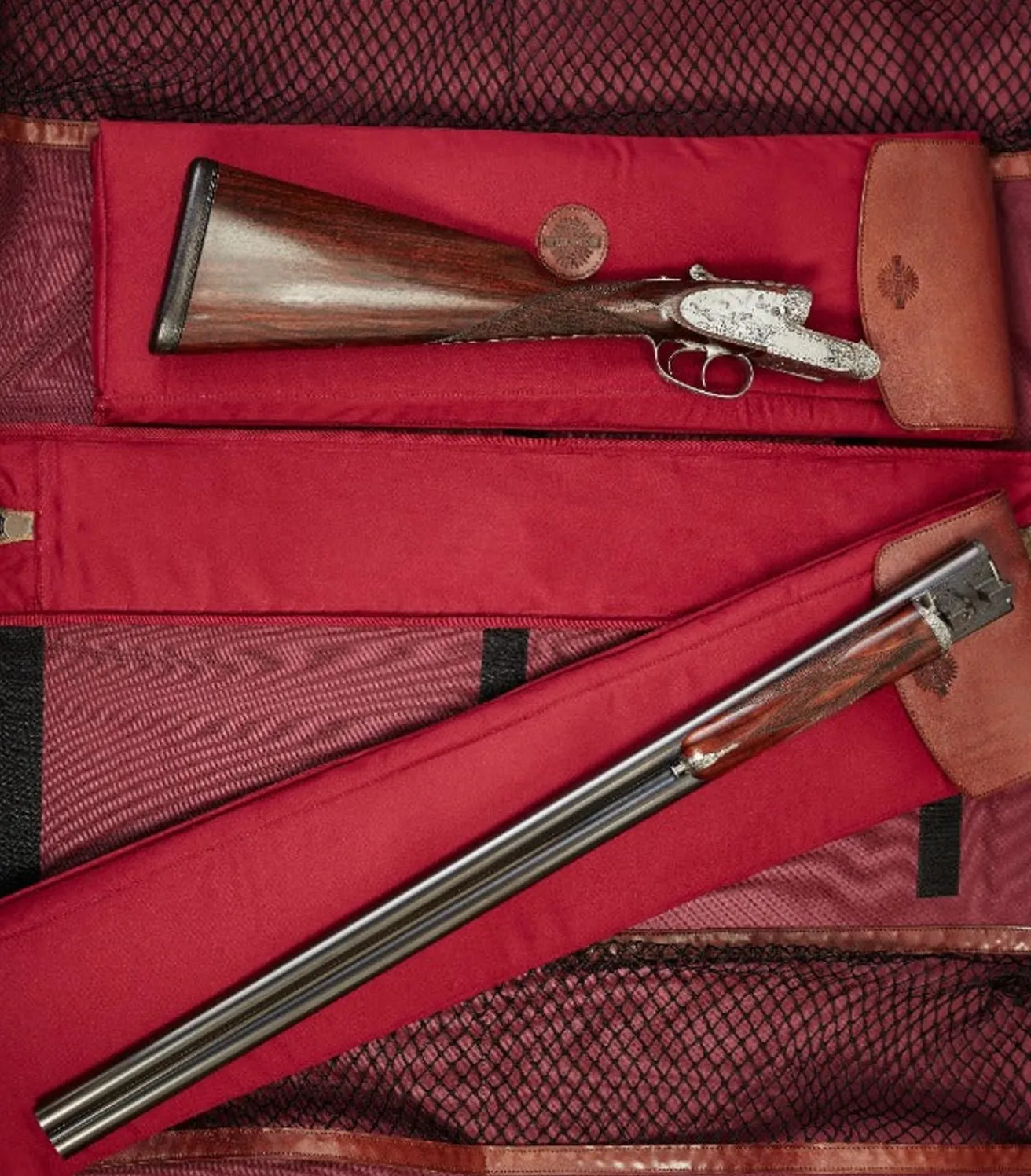 Side-By-Side Weekend Bag In Moss Green-Purdey Best