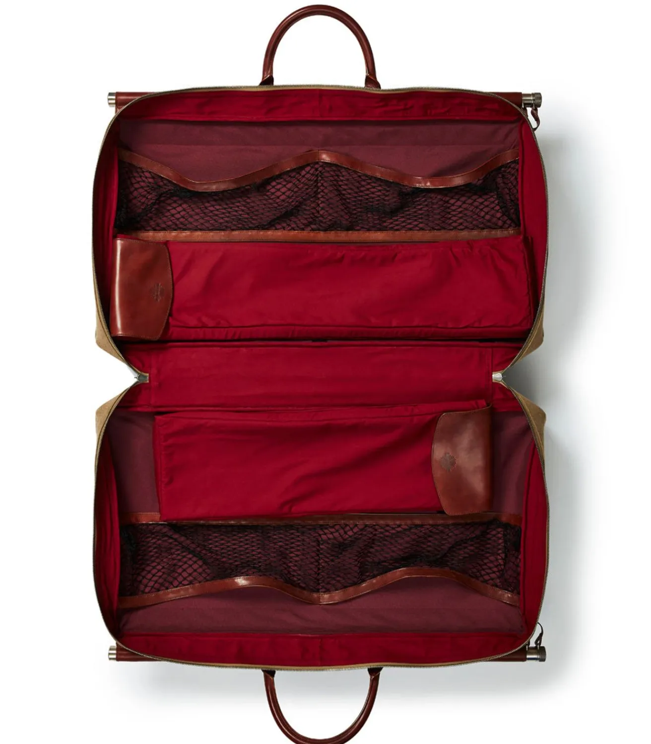 Side-By-Side Weekend Bag In Moss Green-Purdey Best