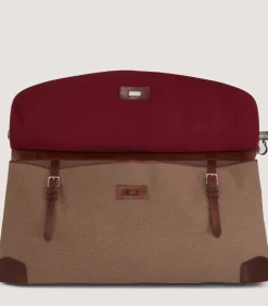 Side-By-Side Weekend Bag In Walnut-Purdey Best