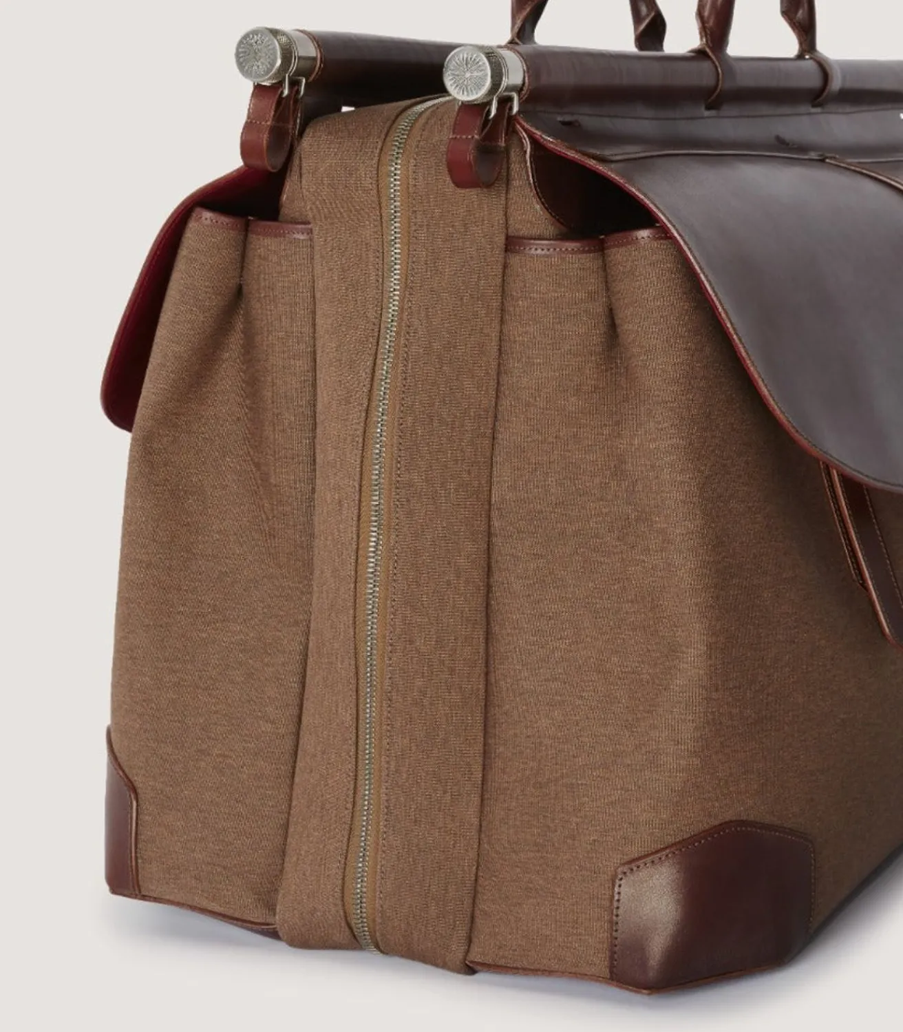 Side-By-Side Weekend Bag In Walnut-Purdey Best
