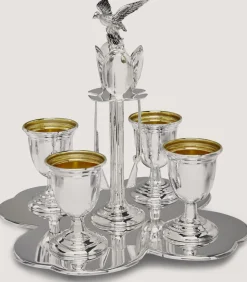 Silver Egg Set In Silver-Purdey Clearance