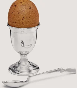 Silver Egg Set In Silver-Purdey Clearance