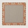 Small Medallion Scarf In Rust-Purdey Best