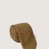 Tweed Check Tie In Lovat Green-Purdey Online