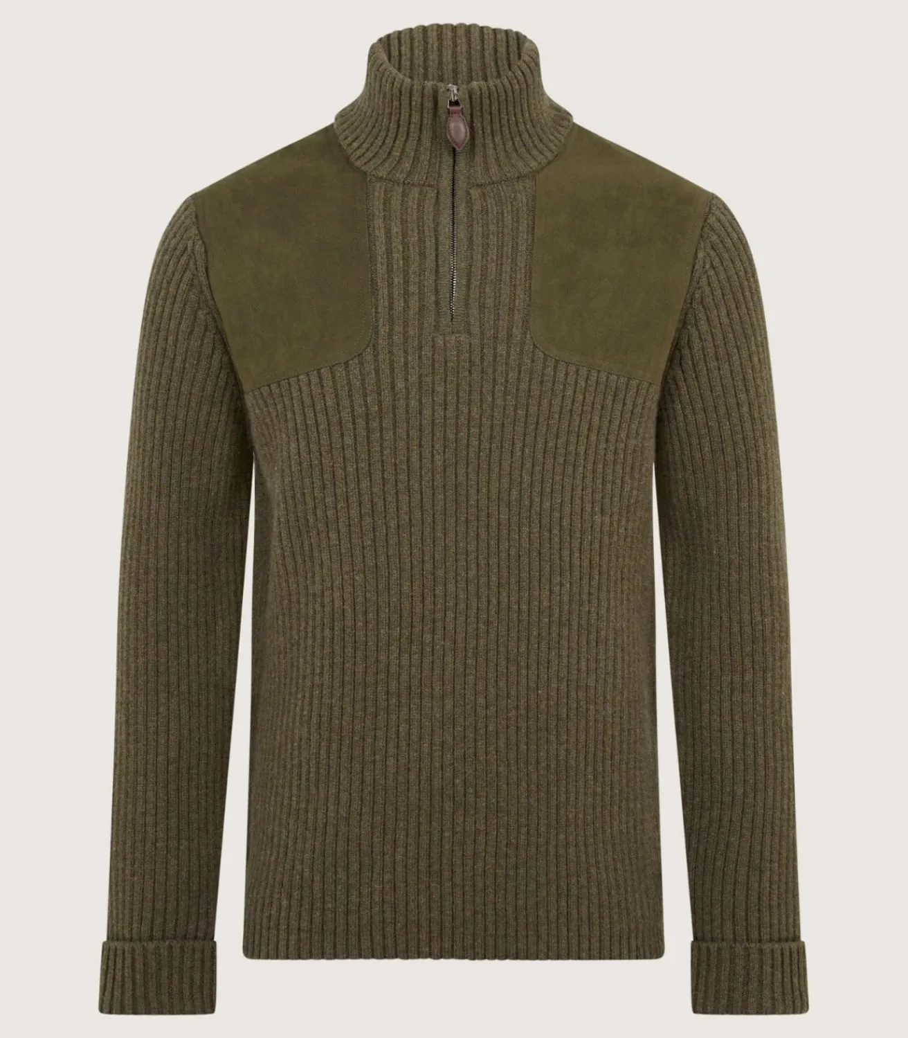 Unisex Quarter Zip Commando Sweater-Purdey Sale