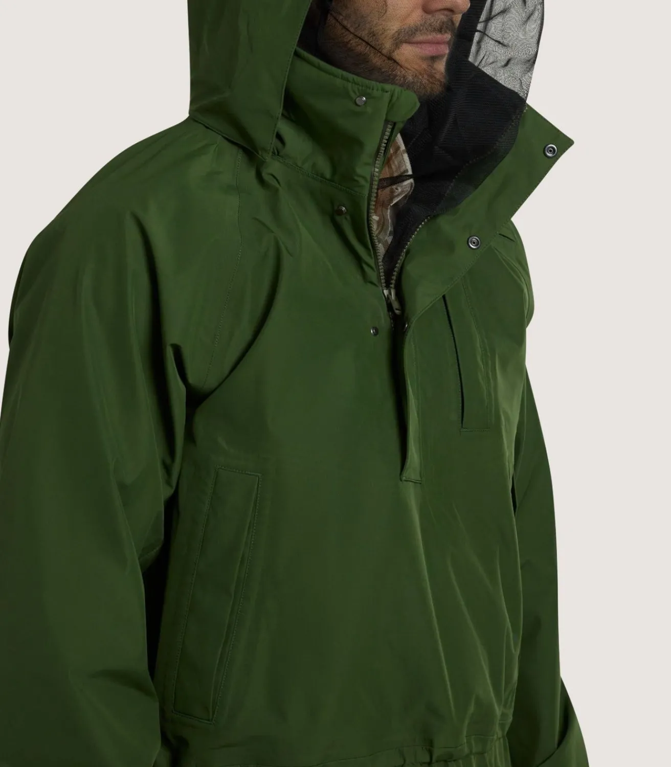 Unisex Technical Atholl Smock In Rifle Green-Purdey Hot