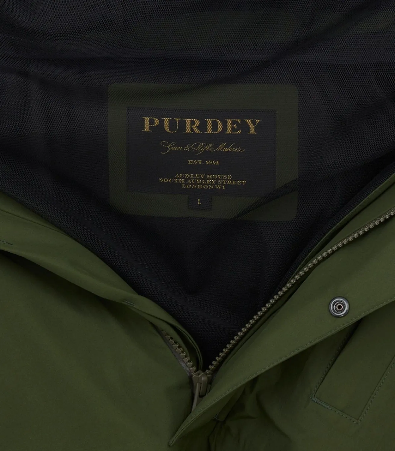 Unisex Technical Atholl Smock In Rifle Green-Purdey Hot