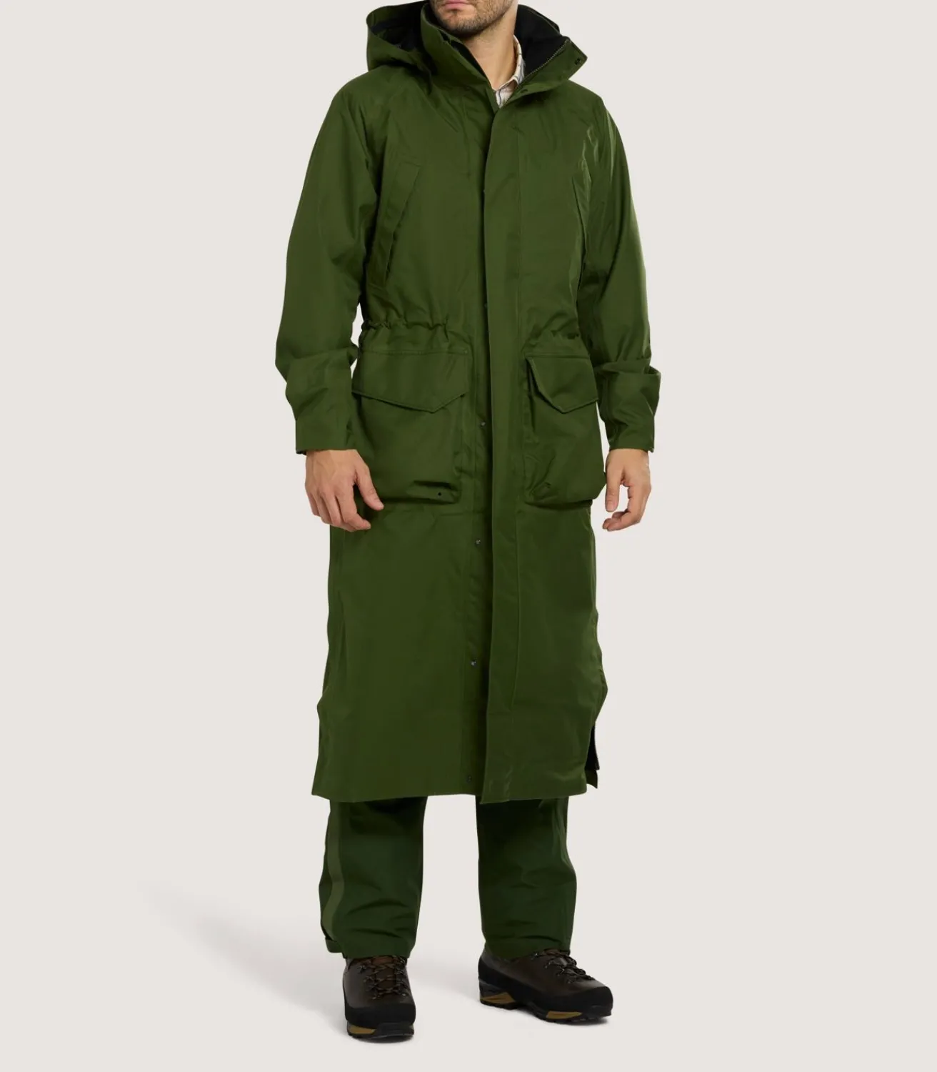 Unisex Technical Vatersay Sporting Cape In Rifle Green-Purdey