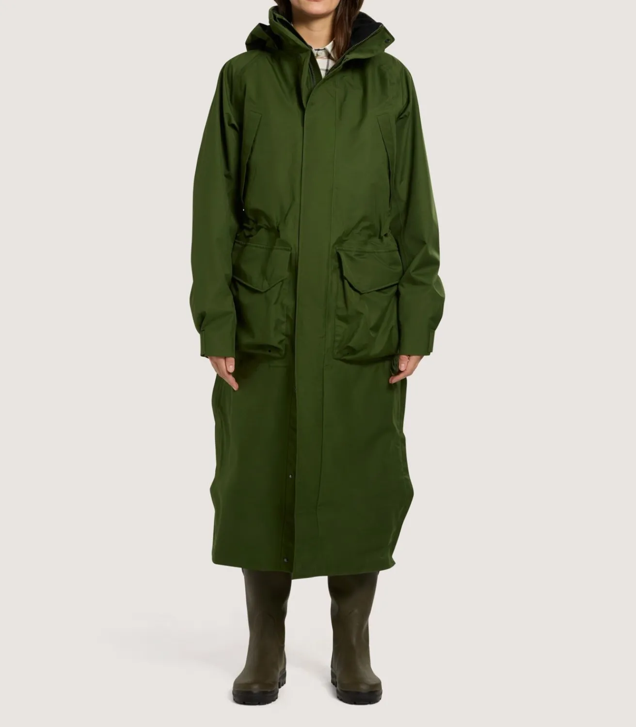 Unisex Technical Vatersay Sporting Cape In Rifle Green-Purdey