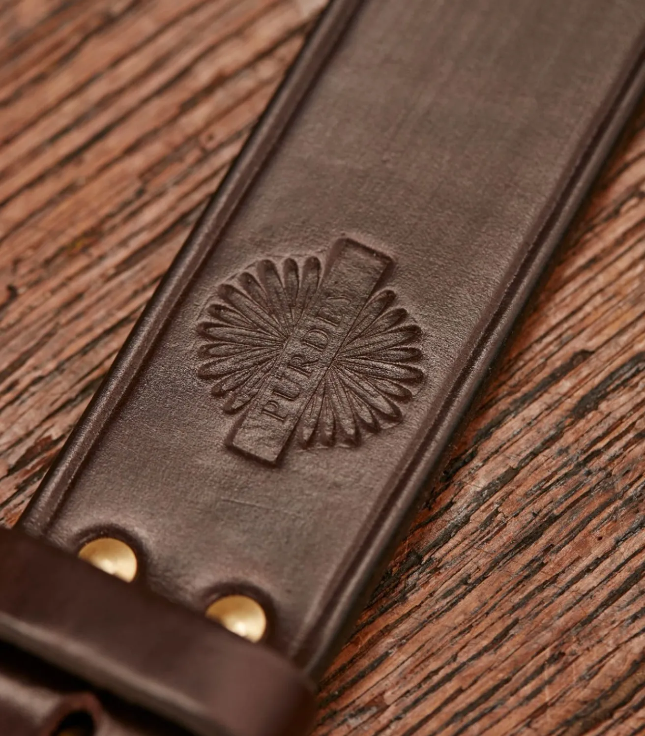 Unlined Bridle Leather Belt In Havana-Purdey Discount