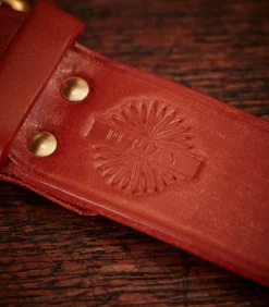 Unlined Bridle Leather Belt In London Tan-Purdey Discount