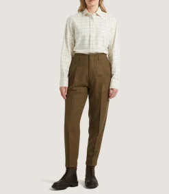 Women'S Brushed Cotton Sporting Shirt-Purdey Best