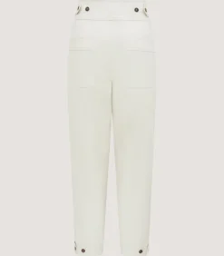 Women'S Brushed Cotton Twill Paddock Trousers In Stone-Purdey Best