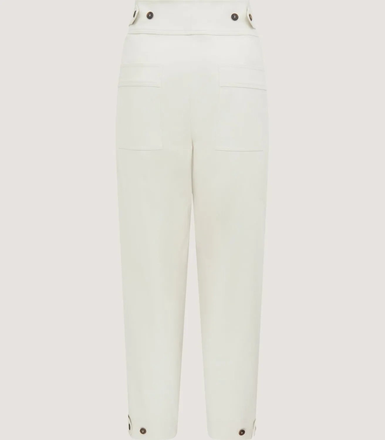 Women'S Brushed Cotton Twill Paddock Trousers In Stone-Purdey Best