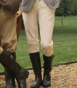 Women'S Brushed Cotton Twill Paddock Trousers In Stone-Purdey Best