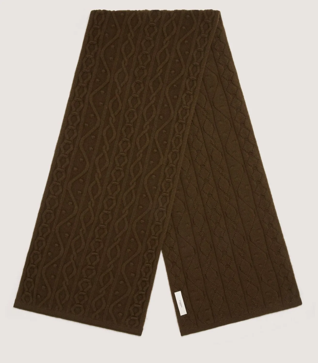 Women'S Cashmere Aran Scarf-Purdey Sale