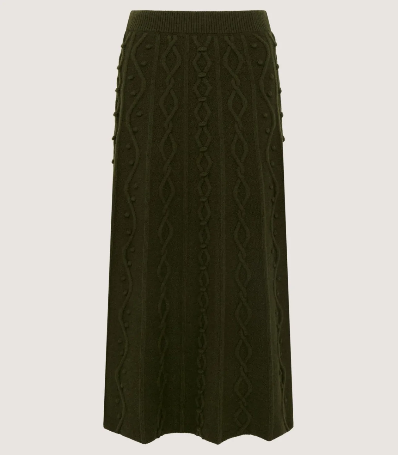 Women'S Cashmere Aran Skirt-Purdey Discount