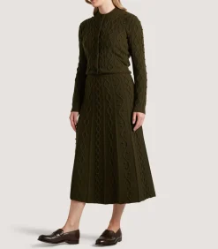 Women'S Cashmere Aran Skirt-Purdey Discount