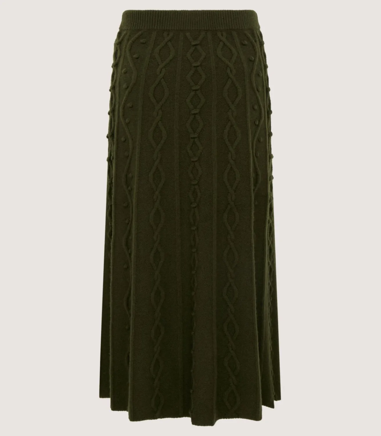 Women'S Cashmere Aran Skirt-Purdey Discount