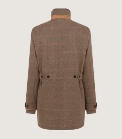 Women'S Cashmere Tweed Raglan Field Coat-Purdey Sale