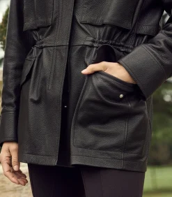 Women'S Deerskin Field Jacket-Purdey Clearance
