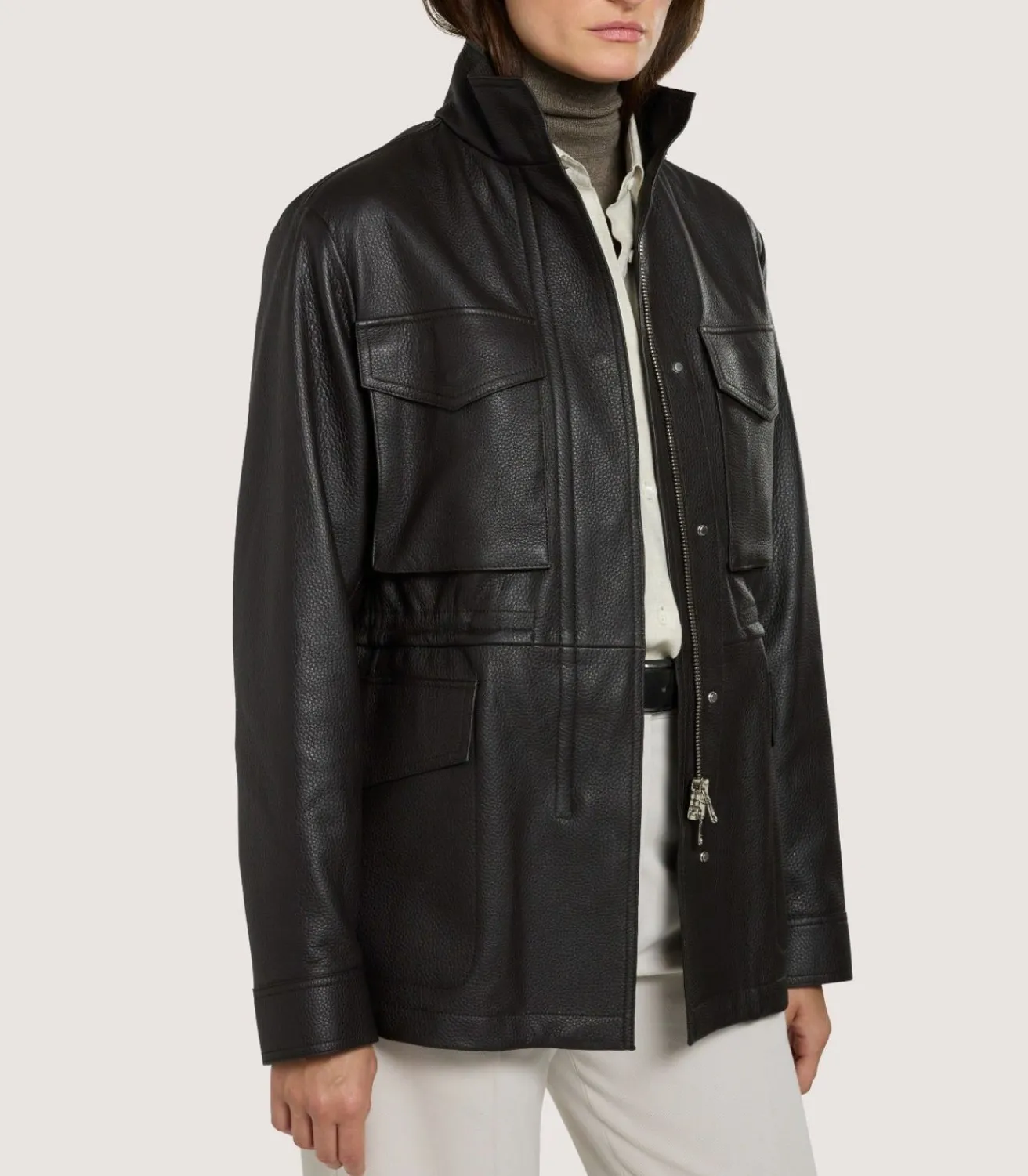Women'S Deerskin Field Jacket-Purdey Clearance