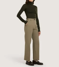 Women'S Extra Fine Worsted Cashmere Turtleneck-Purdey Hot