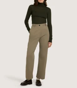Women'S Extra Fine Worsted Cashmere Turtleneck-Purdey Hot