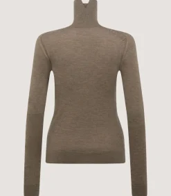 Women'S Extra Fine Worsted Cashmere Turtleneck-Purdey Sale