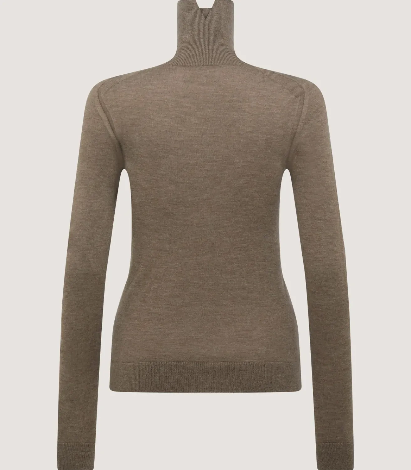 Women'S Extra Fine Worsted Cashmere Turtleneck-Purdey Sale