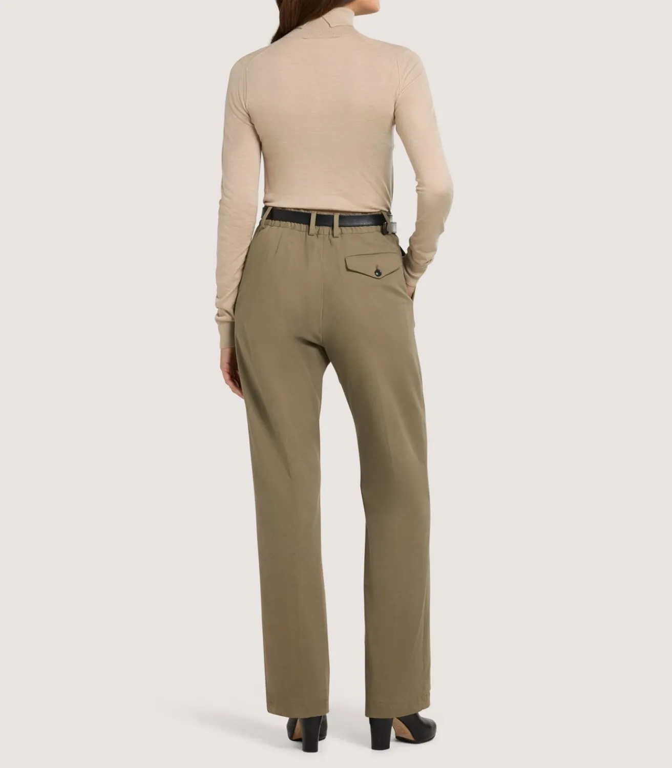 Women'S Extra Fine Worsted Cashmere Turtleneck-Purdey Sale