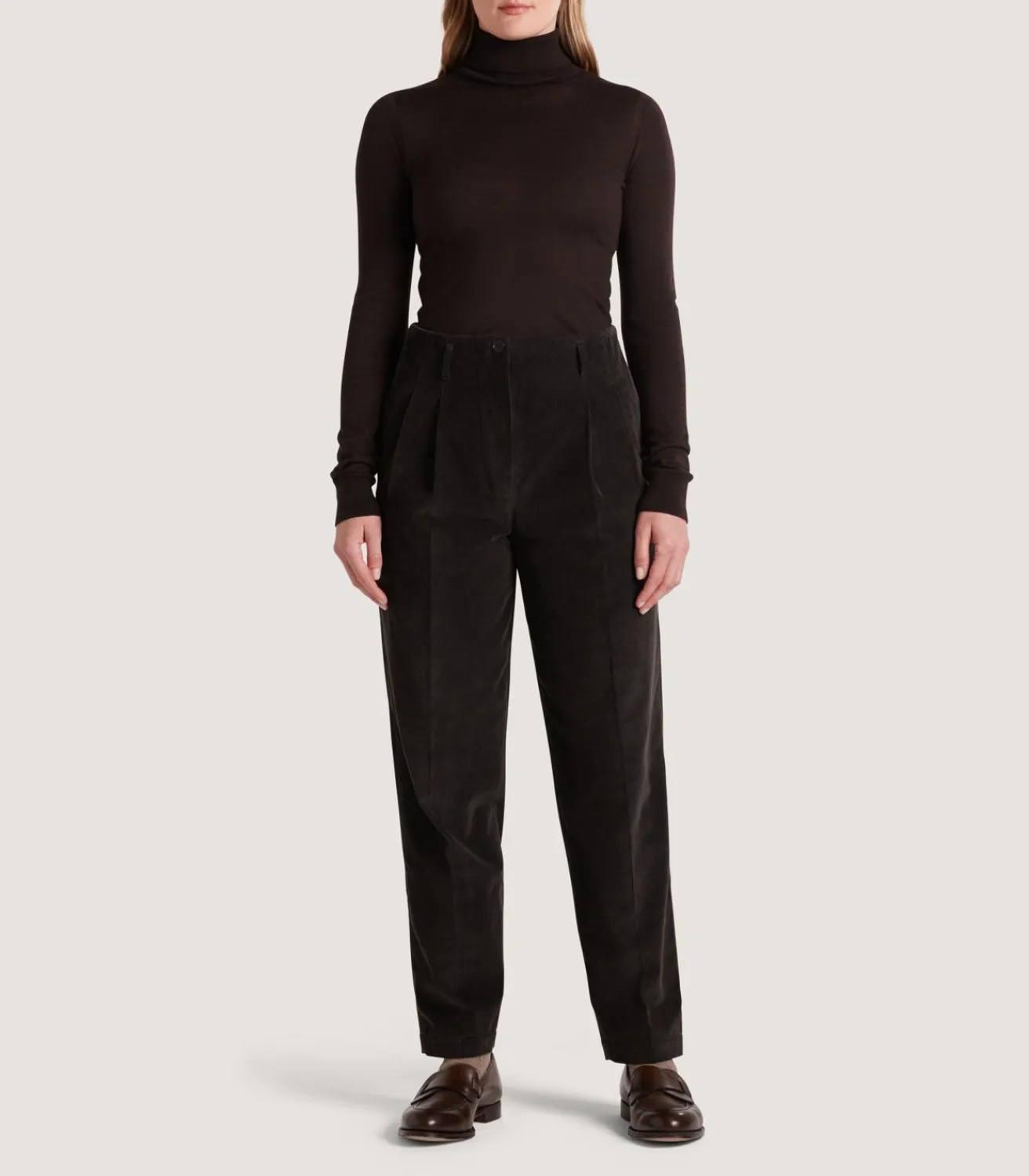 Women'S Extra Fine Worsted Cashmere Turtleneck-Purdey Sale