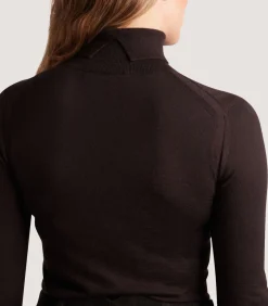 Women'S Extra Fine Worsted Cashmere Turtleneck-Purdey Sale