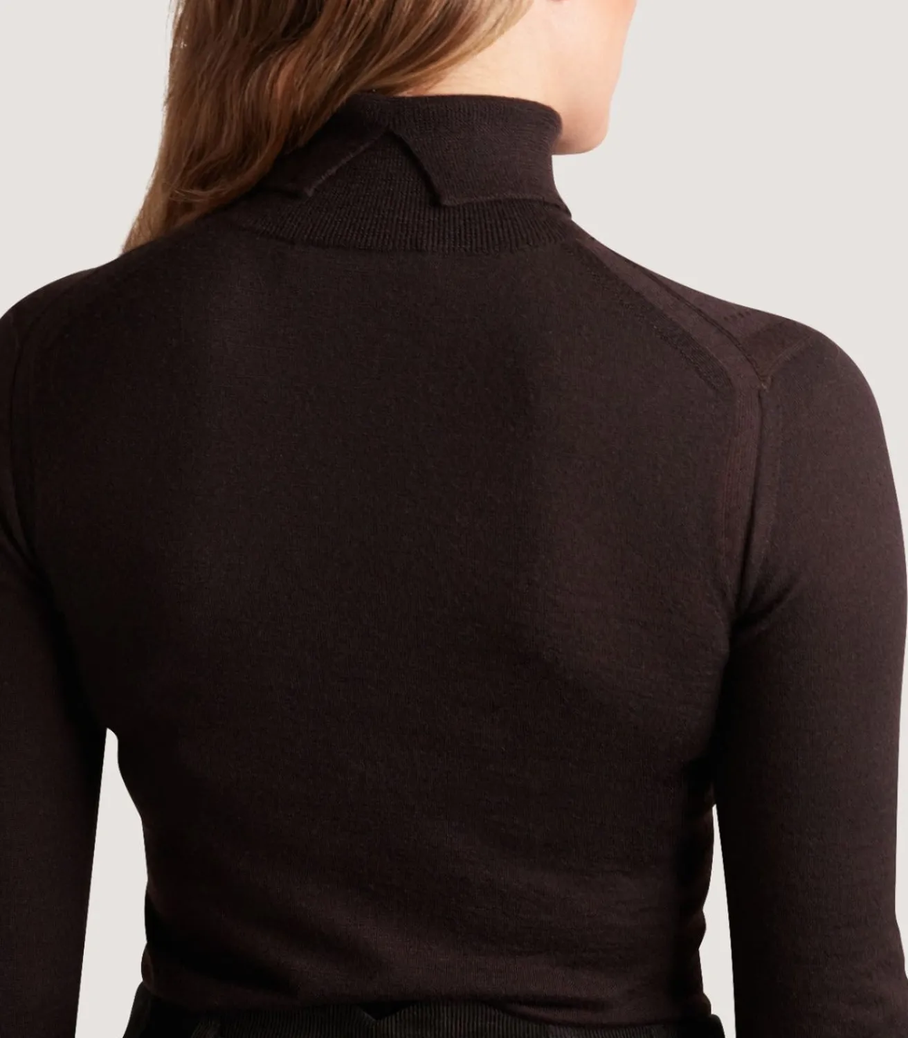 Women'S Extra Fine Worsted Cashmere Turtleneck-Purdey Sale