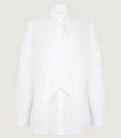 Women'S Lace Stand Collar Shirt-Purdey Best