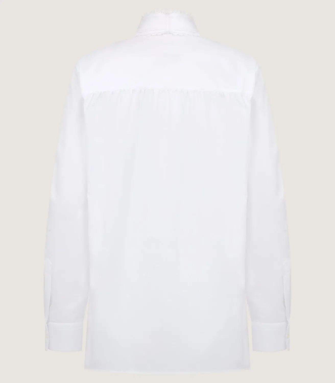 Women'S Lace Stand Collar Shirt-Purdey Best