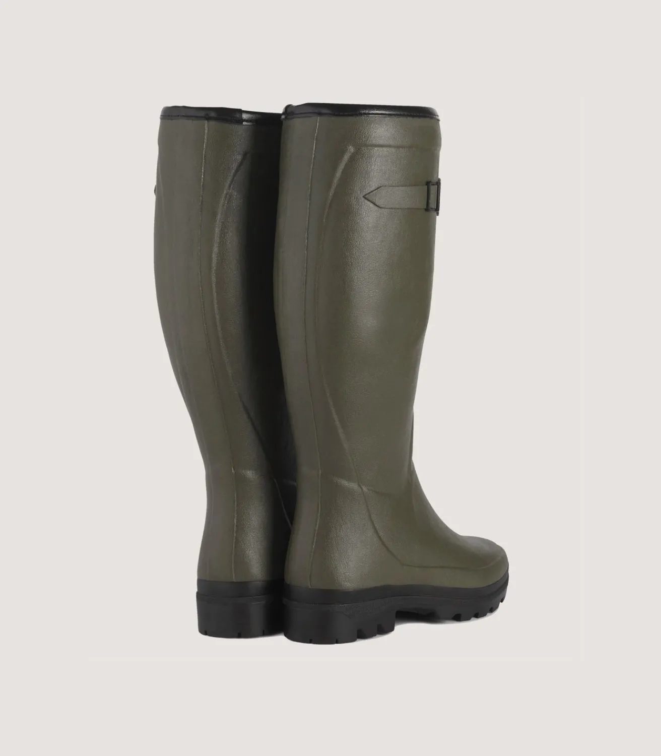 Women'S Le Chameau Country Wool Lined Boot In Dark Green-Purdey Sale