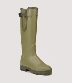 Women'S Le Chameau Vierzonord Boot In Green-Purdey Discount