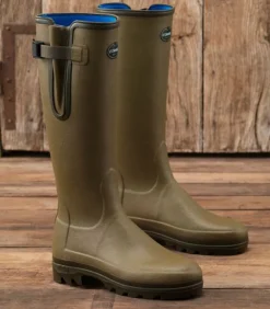Women'S Le Chameau Vierzonord Boot In Green-Purdey Discount